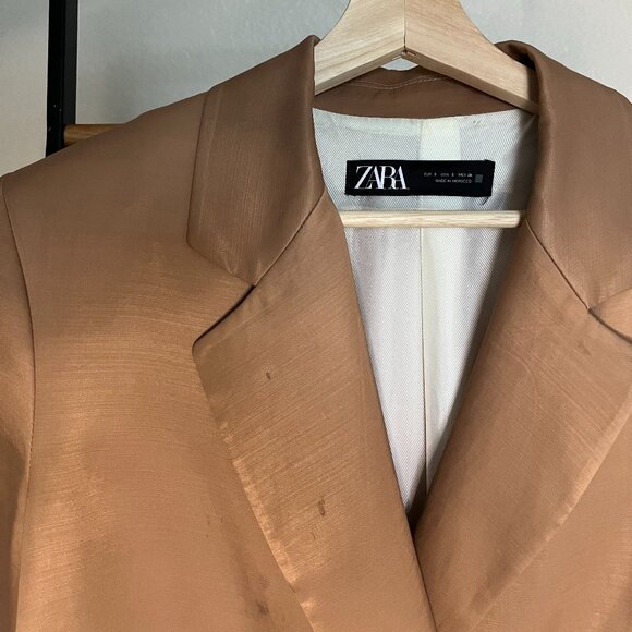Zara Oversized Blazer Size S - Picture 6 of 13